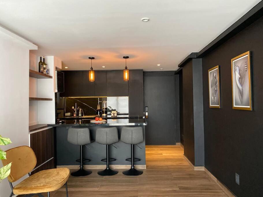 Black Loft. Moderno Y Nuevo, Super Ubicado. Mexico By Eksteriør billede